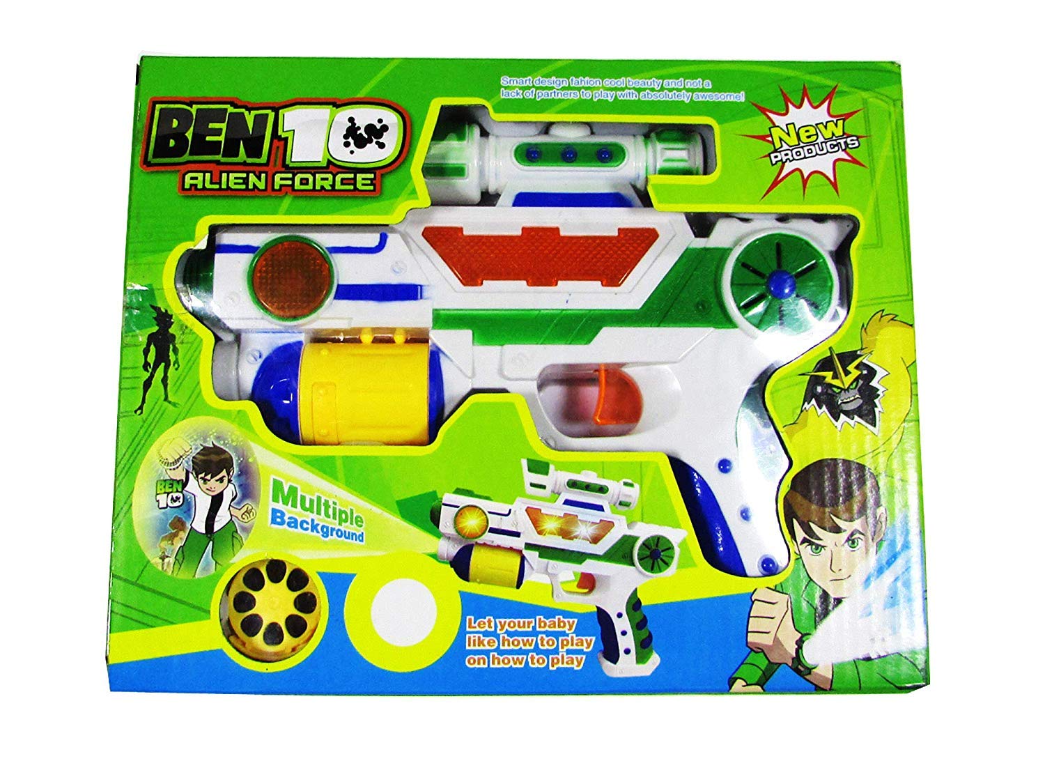 Buy S2N Plastic Ben 10 Alien Force Projector Gun with Light and Music