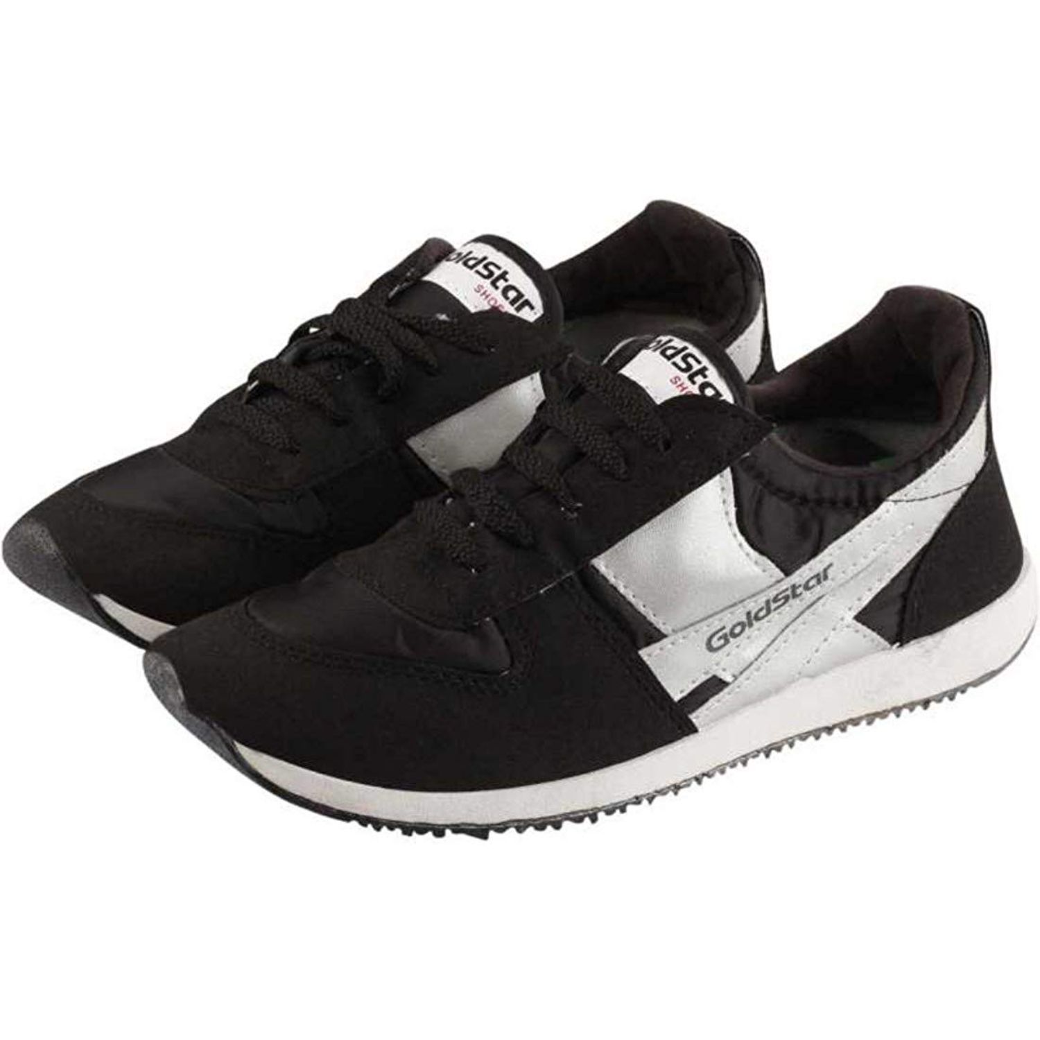 Buy GoldStar Made in Nepal Mens Black Laceup Sports Shoes