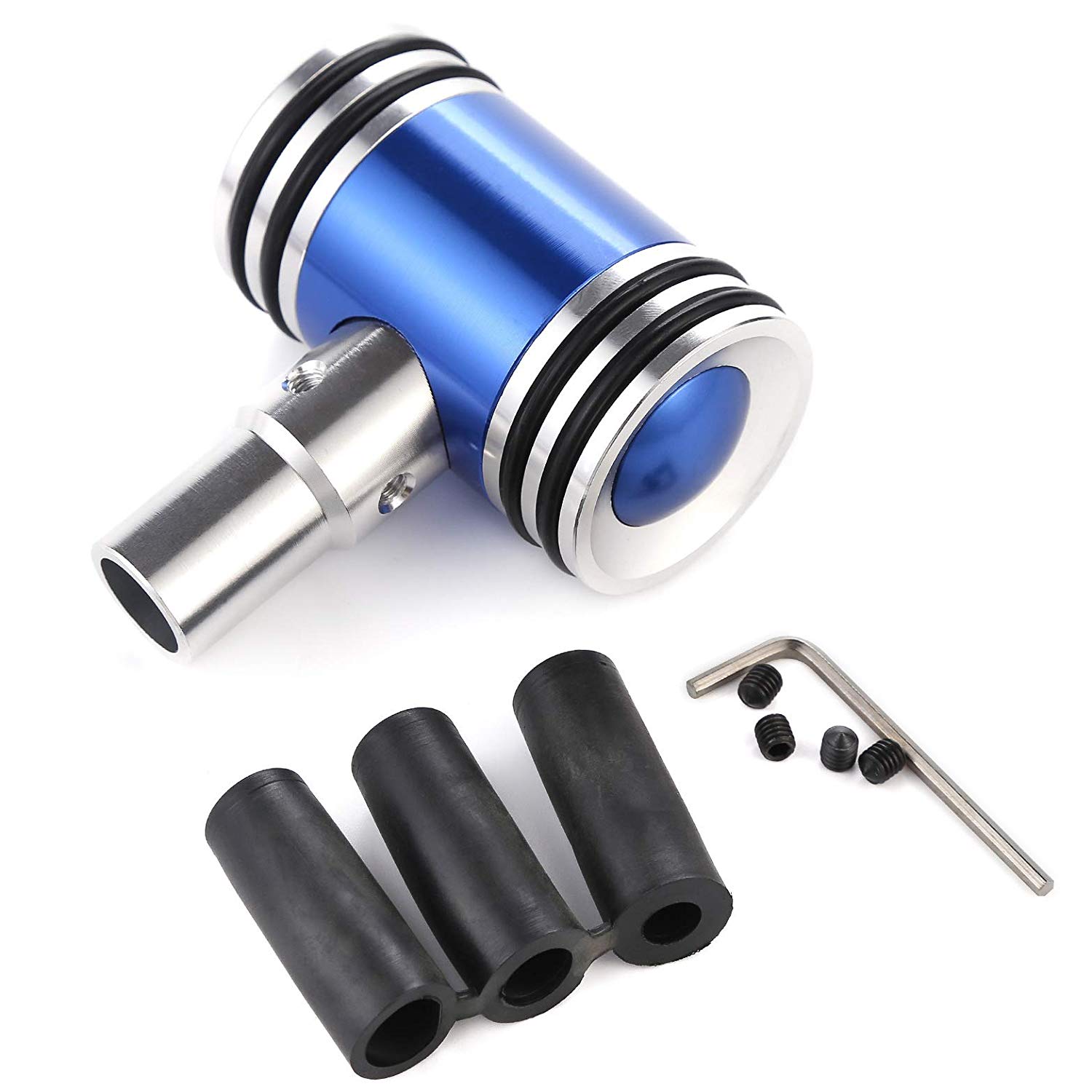Buy AutoRight Hammer Type Aluminum Handle Gear Shift Knob Blue For