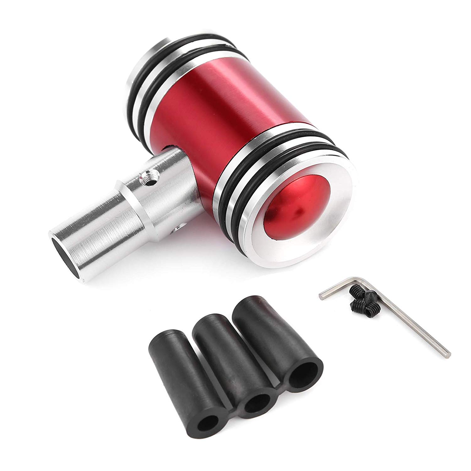 Buy AutoRight Hammer Type Aluminum Handle Gear Shift Knob Red For
