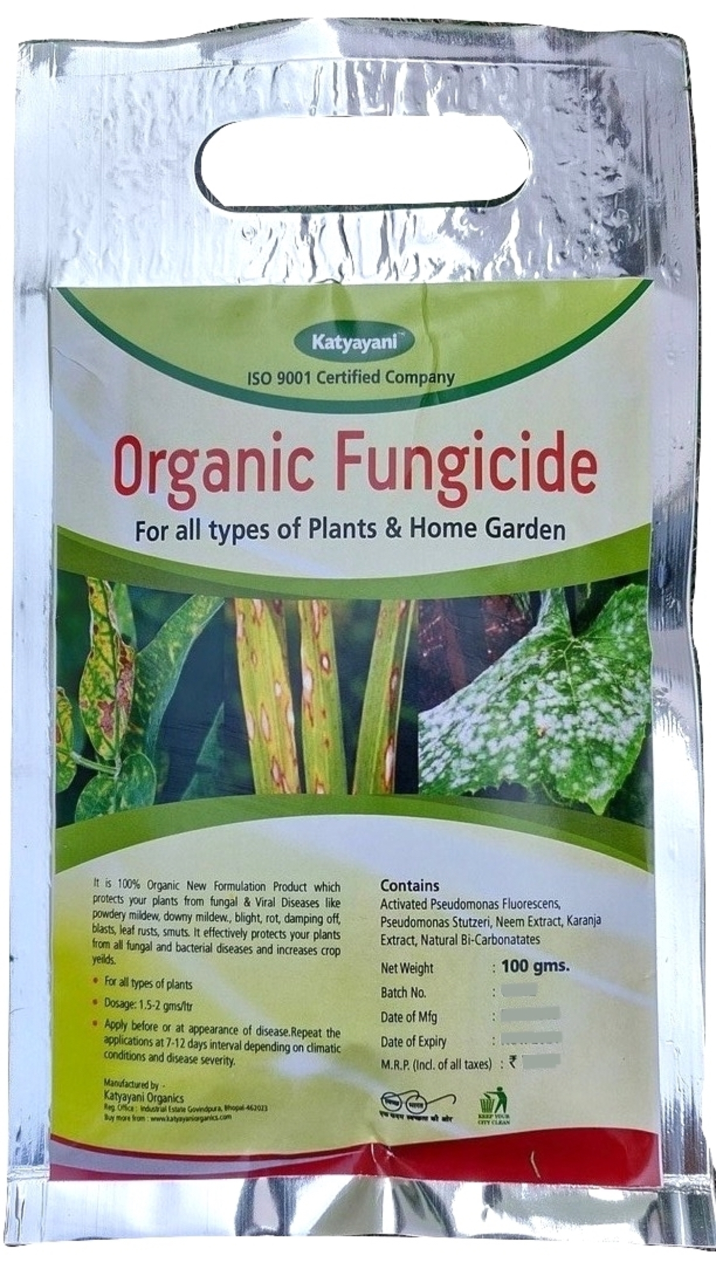 Buy Organic Fungicide for Plants Flower Disease Control 100 Gram Powder
