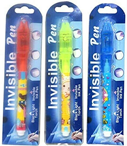 Buy Asu Invisible Ink Magic Pen with UV Light - Pack of 3 Online @ ₹149 ...