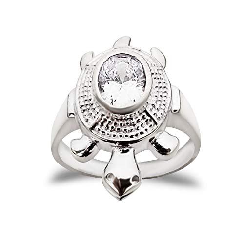 Buy Ceylonmine Kachua Ring Original Silver Stylish Turtle Ring For ...