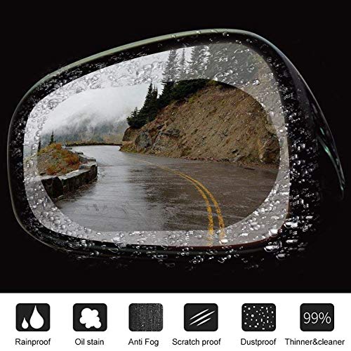 Buy Dy Anti Fog Film Rear View Mirror Waterproof Film 2 Pack AntiGlare