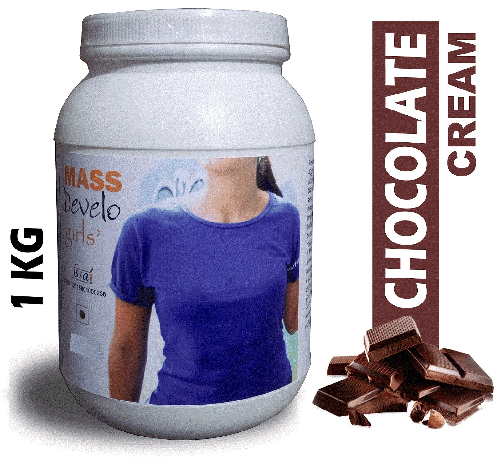 Buy Weight Mass Gainer Supplement For Women Girl s 1Kg Chocolate Cream 