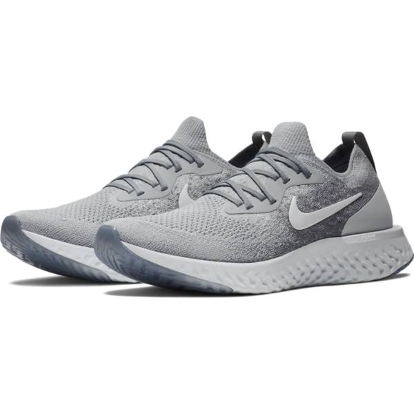 nike epic react flyknit gray