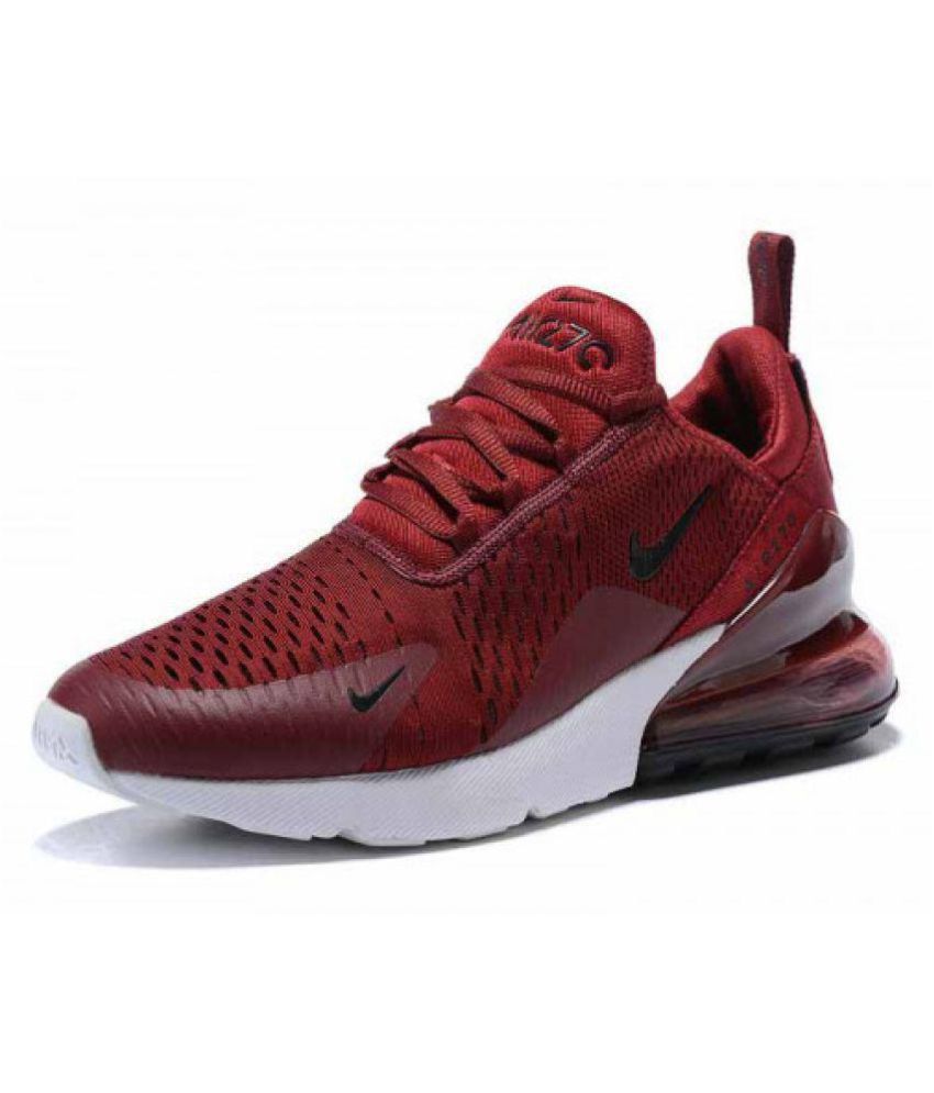 Buy NIKE AIR MAX 270 MAROON RUNING SHOES Online - Get 87% Off