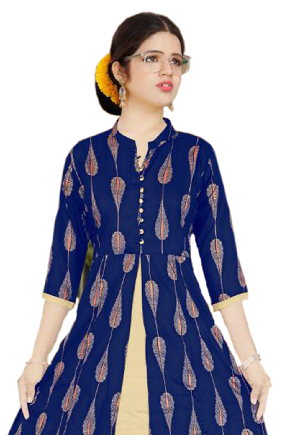 blue collar kurti