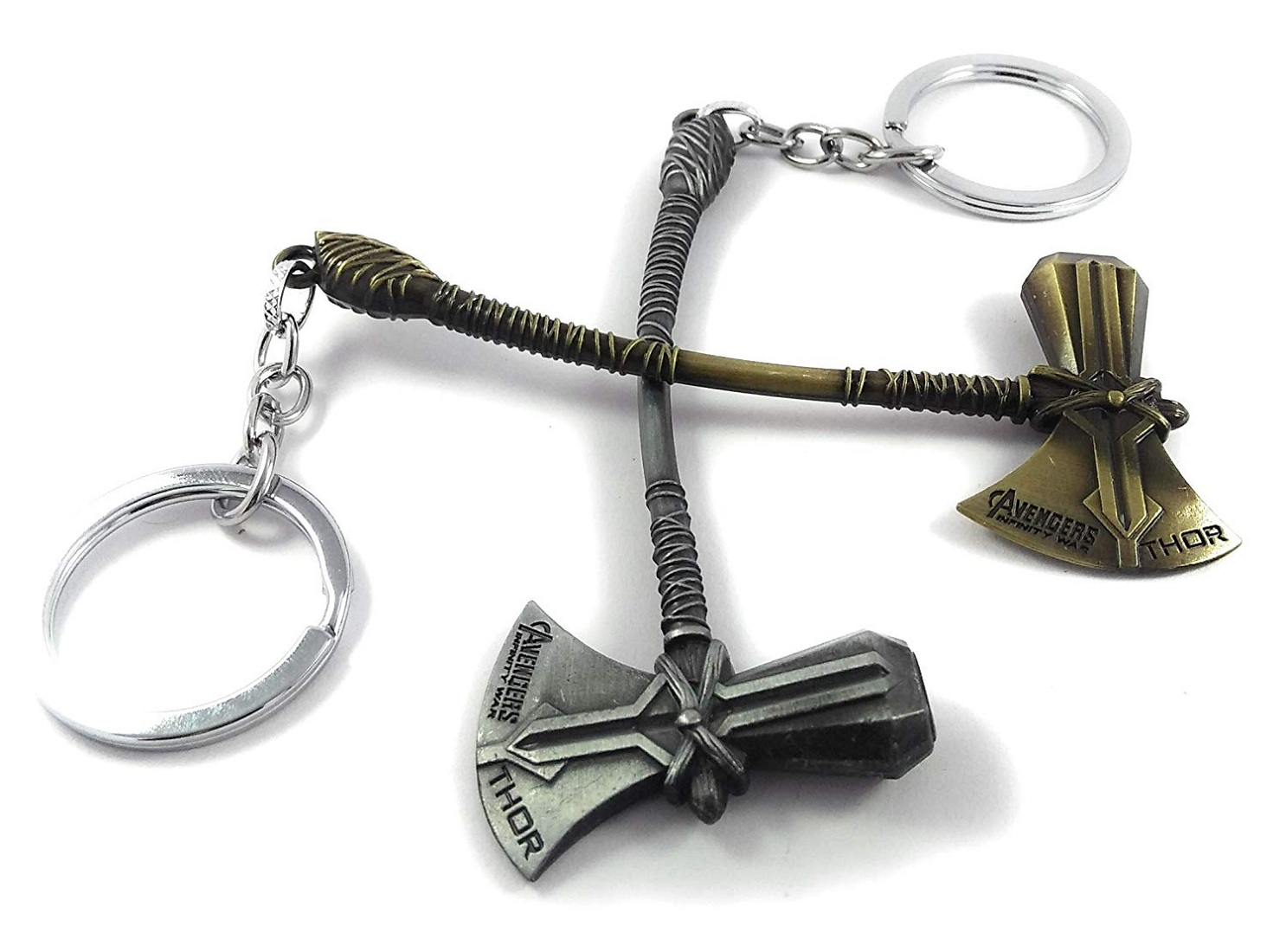 Buy Charismacart (Pack Of 2) Thor Stormbreaker Axe Key Ring Key Chain ...