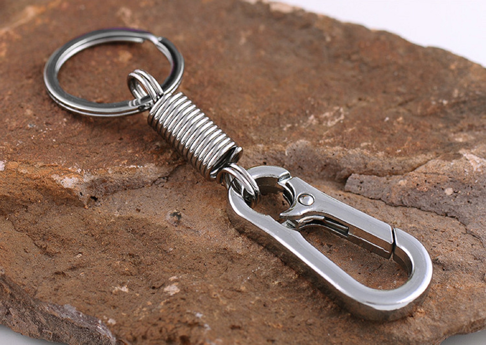 Buy Productmine Heavy Dutymetal Spring Hook Locking Keychain For Bike