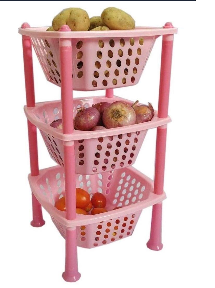 Buy Evershine Multifunction 3 Layer Kitchen Rack Multipurpose Storage ...