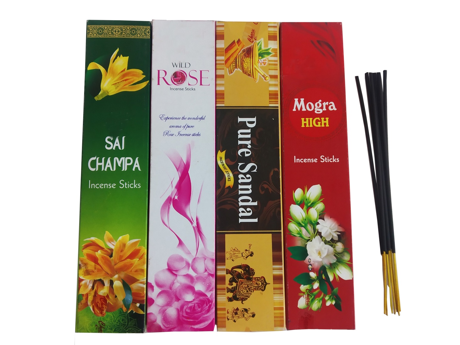 Buy Stylewell (Pack Of 4) MultiFragrance Scented Premium Incense