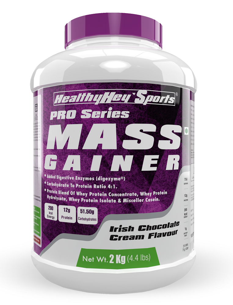 Buy HealthyHey Sports Mass Weight Gainer Protein Powder, Irish