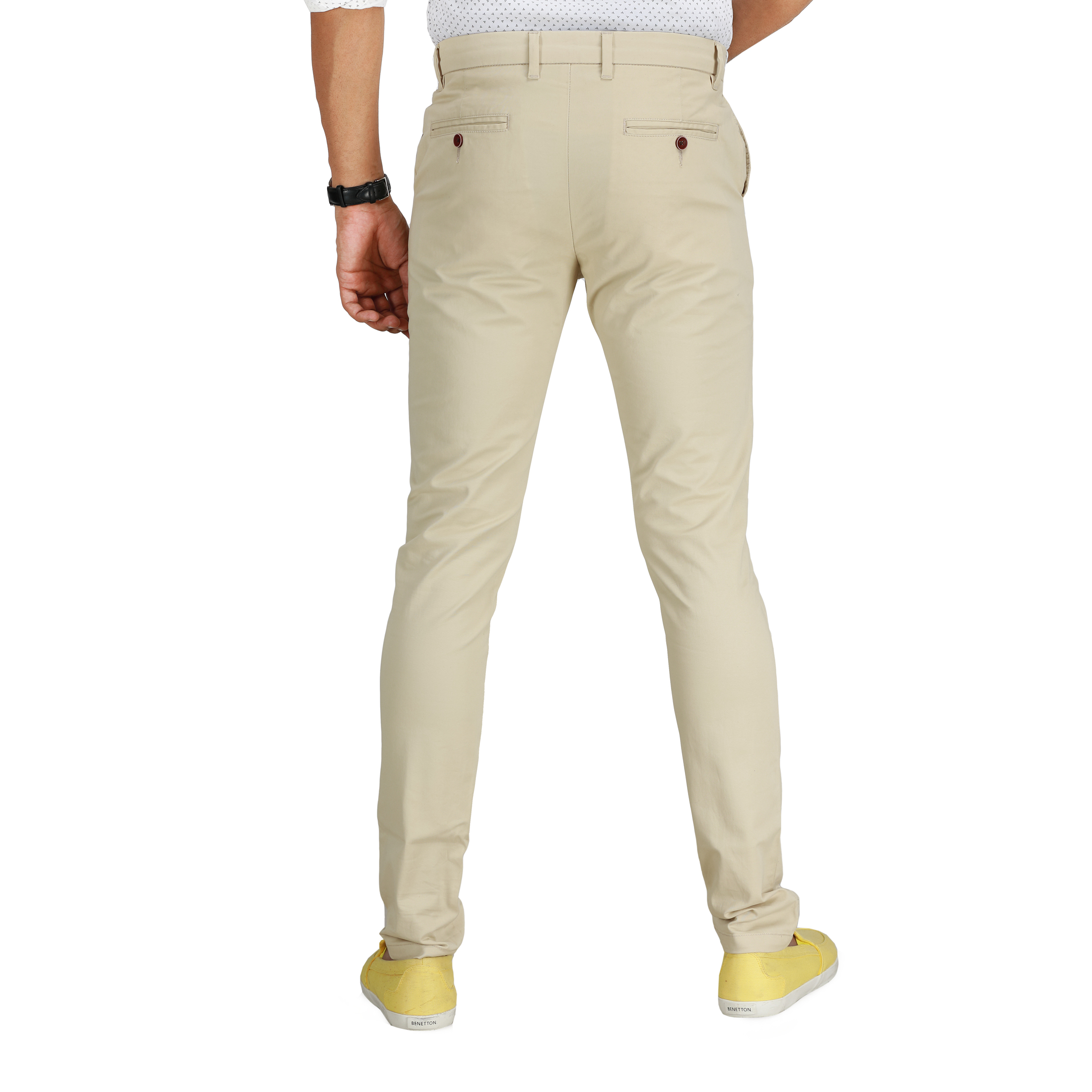 Buy Pale Sandy Fawn Chinos Online @ ₹1699 from ShopClues
