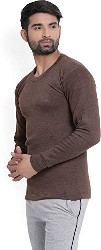 Buy Men's Woolen Upper Thermal Inner Wear Pack of 2 (Assorted Colour ...