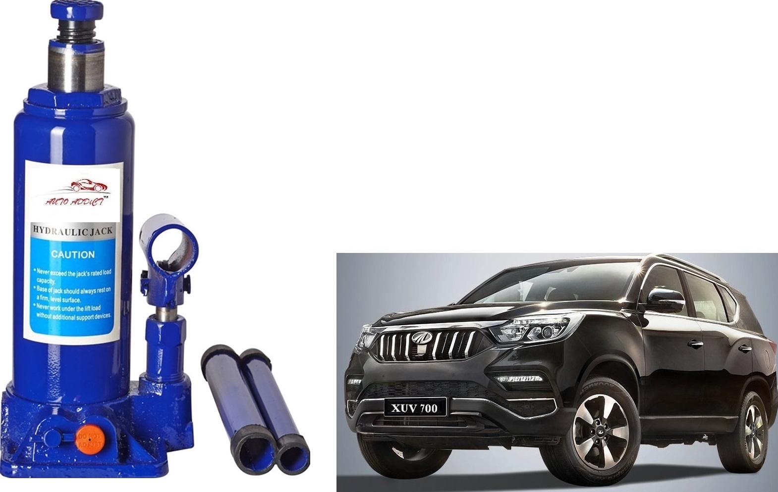 Buy Auto Addict 5 Ton Hydraulic Bottle Vehicle Jack (5000 Kgs) For