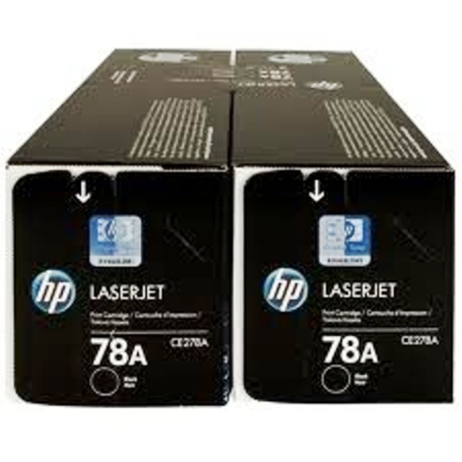 Hp Ce278A 78A Black Toner Cartridge 2.Pack