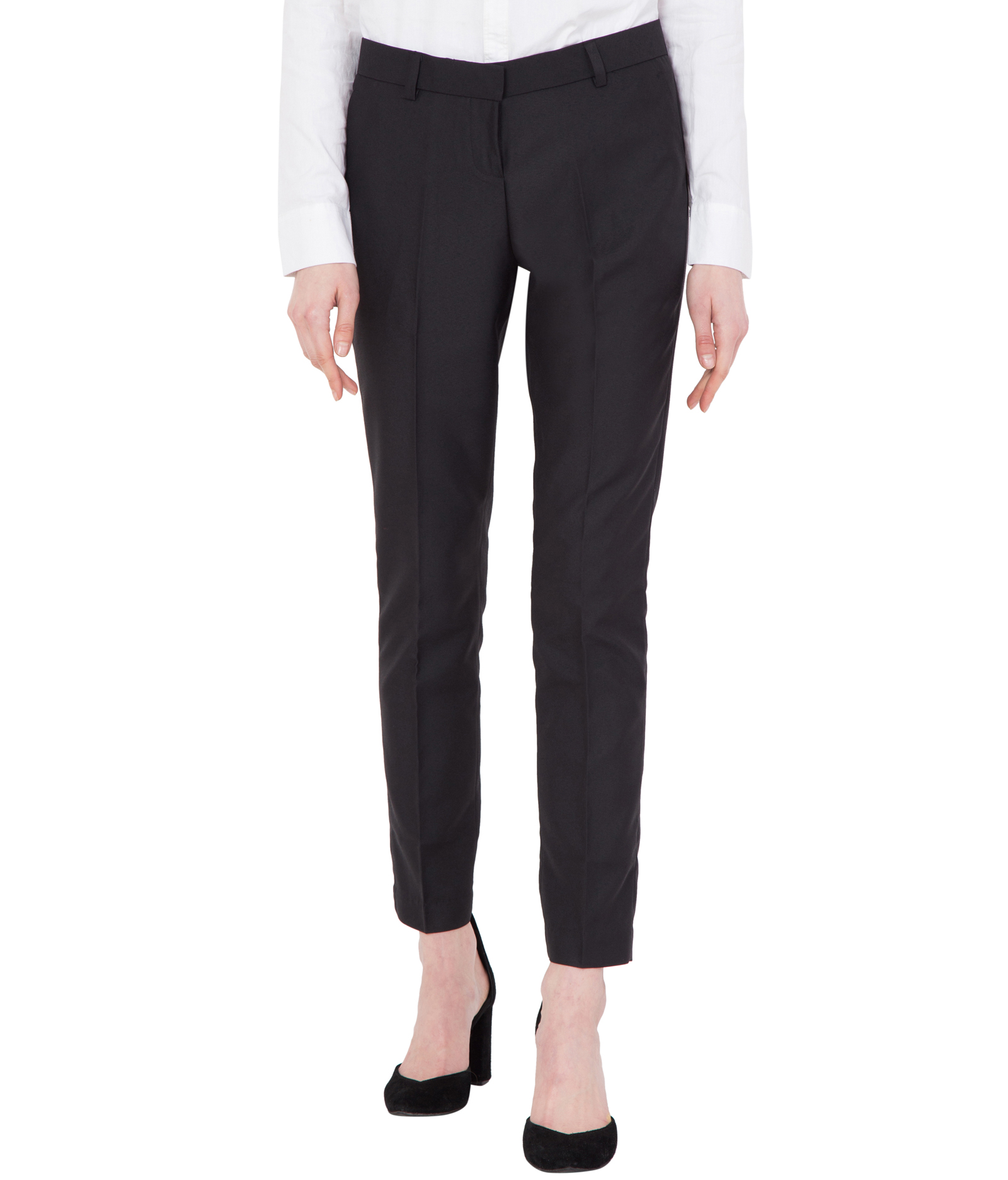 Buy Cliths Black Formal Trouser For Women/ Formal Pants For Women Ankle ...