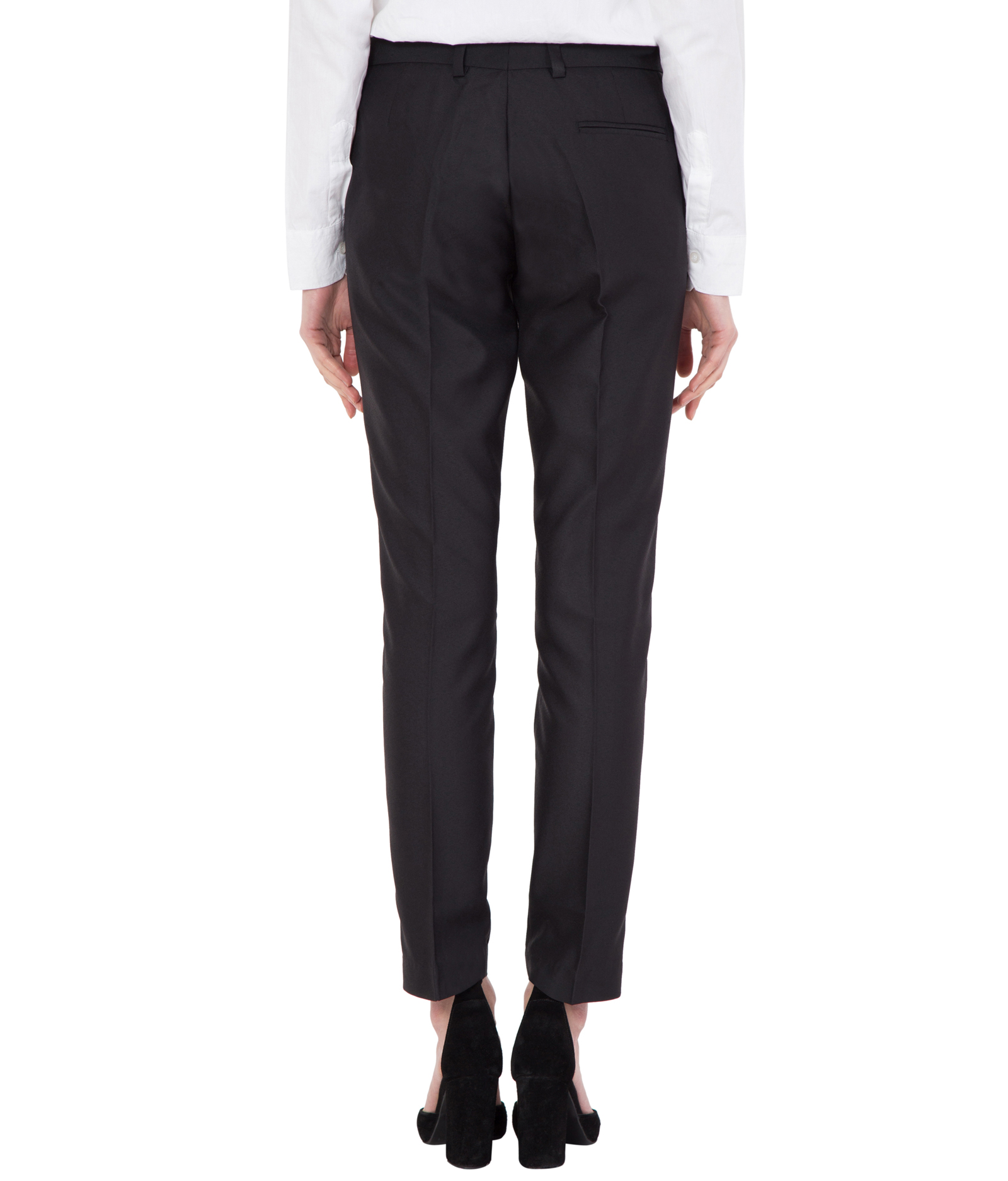 Buy Cliths Black Formal Trouser For Women/ Formal Pants For Women Ankle ...