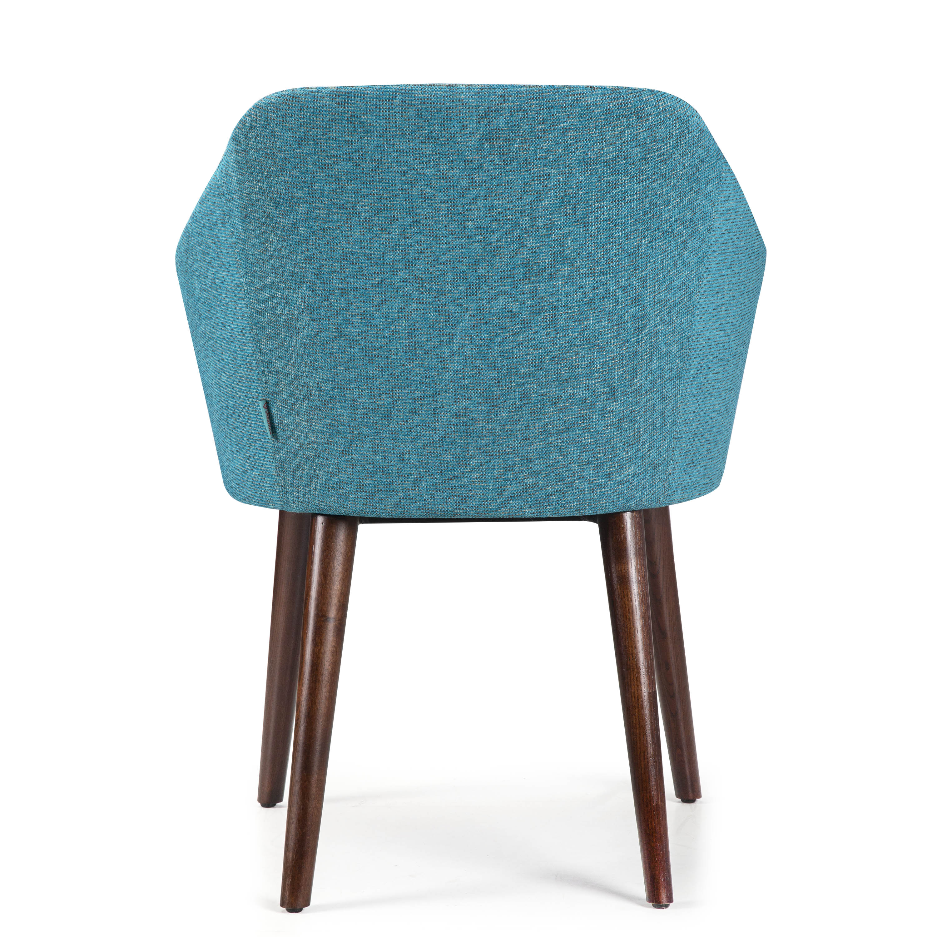 Buy Shearling Upholstered Accent Chair in Peacock Blue Color