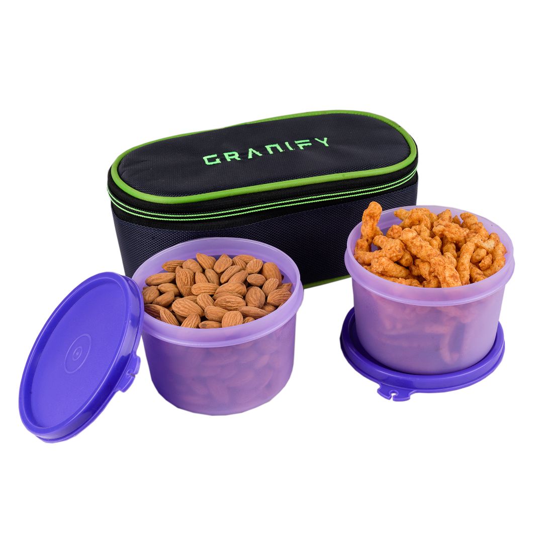 GRANIFY Lunch Box 2 Containers With Bag Cover D