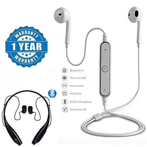 SHOPKING S6 Bluetooth Wireless Sport Music Headset With HBS 730 Wireless Sports Bluetooth Headset with Mic