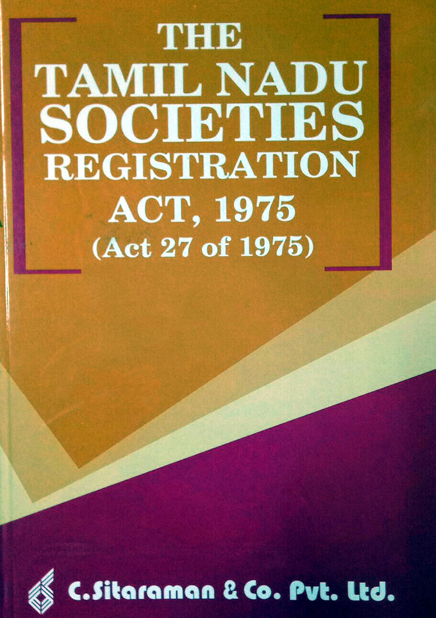 buy-the-tamil-nadu-societies-registration-act-1975-with-the-tamil-nadu