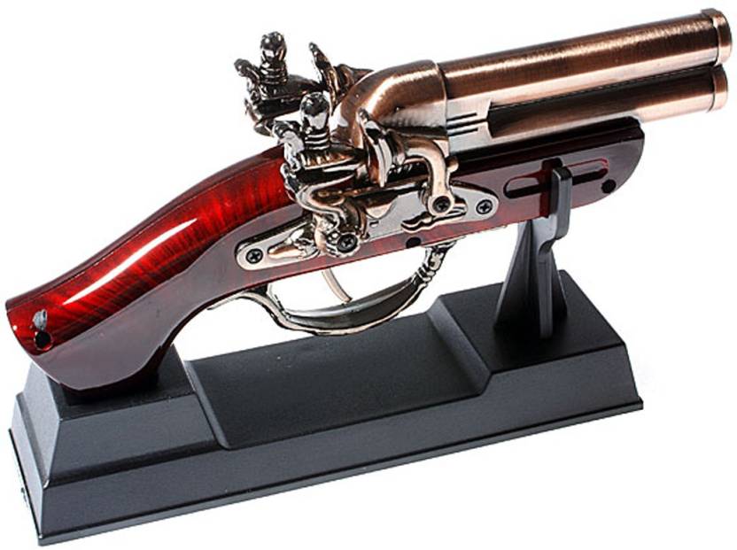 Buy JMO27Deals Antique Gun Lighter Red Flame Gun Cigarette Lighter