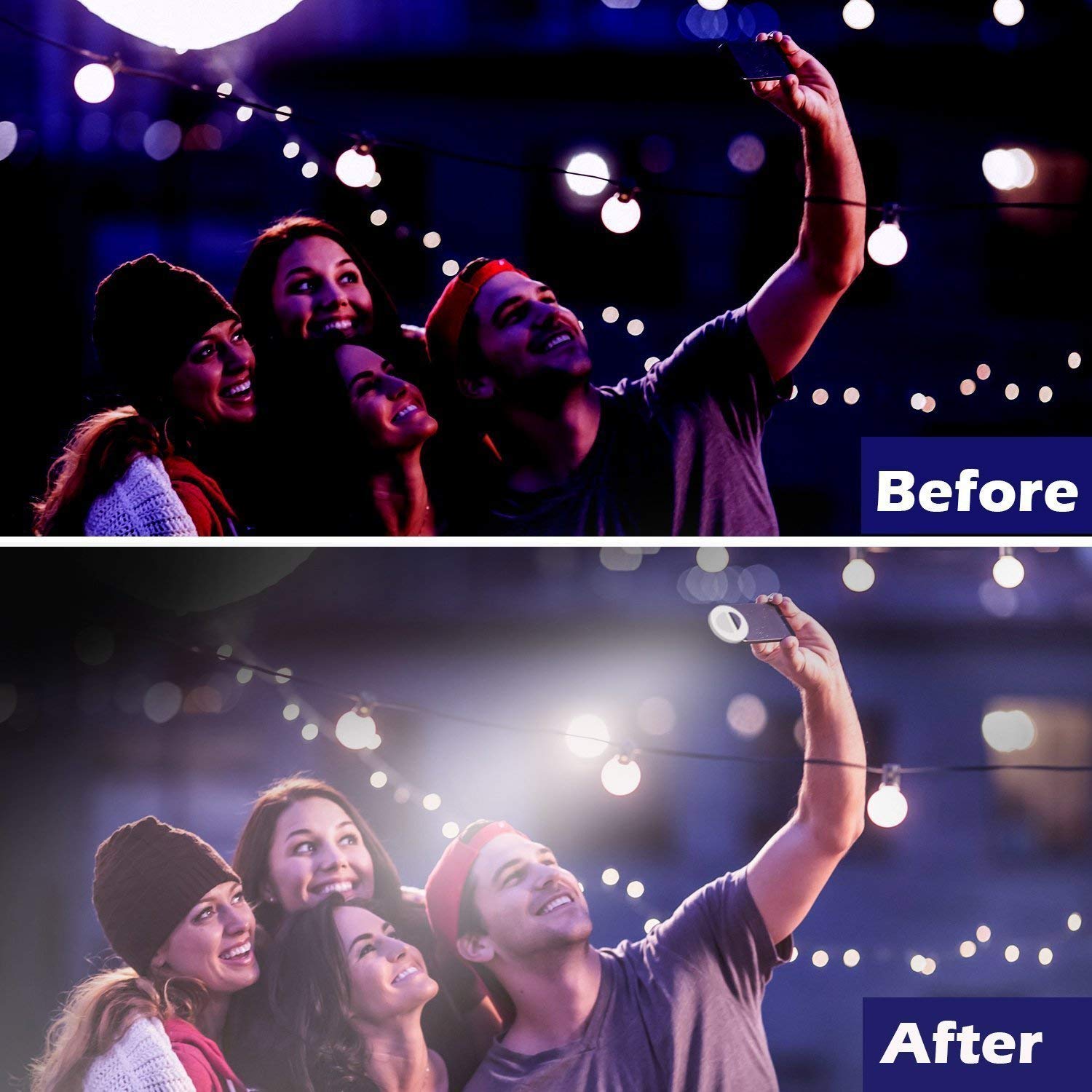 Buy ElectroValley TikTok Night LED Selfie Flash Ring Light with 3 Level of Brightness for Video