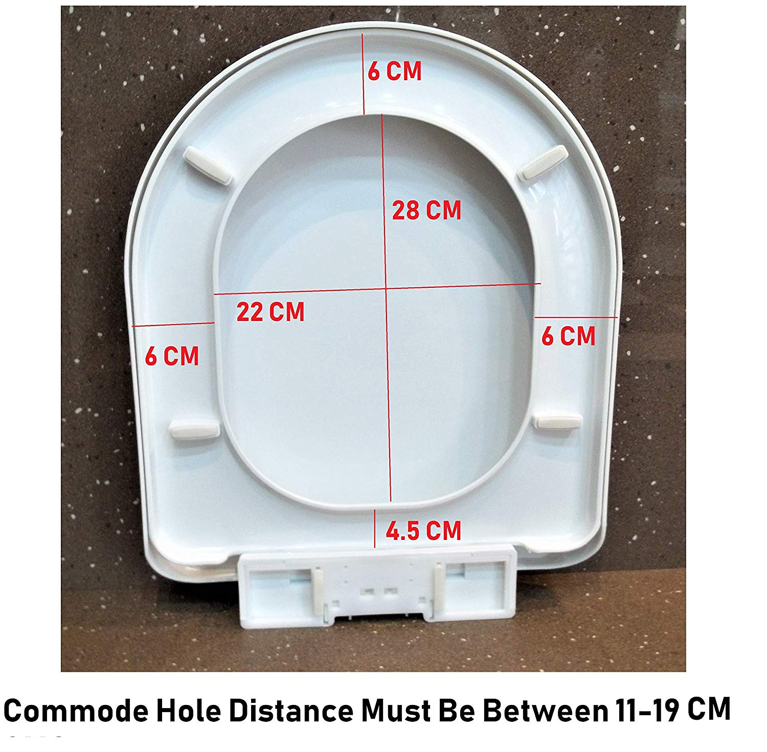 Buy InArt PVC European D Type Toilet Soft Close Hydraulic SEAT Cover