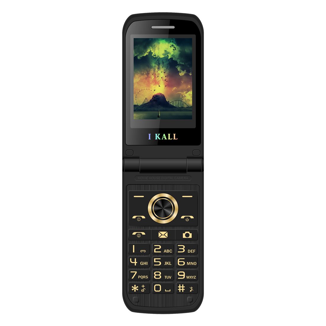 Buy I KALL K60 Flip 2.4 Inches(6.1Cm) Display Dual Sim 1000 Mah Battery