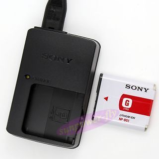 Sony NP BG1 Battery + BC CSG Charger for DSC H50 HX30 H70 W210