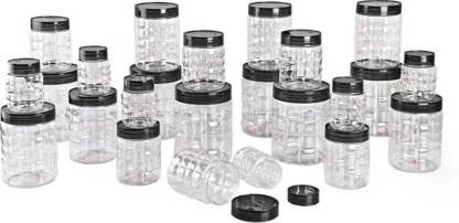 Pack Of 24 Darkpyro Plastic Checkers Container 650 ml, 300 ml, 200 ml