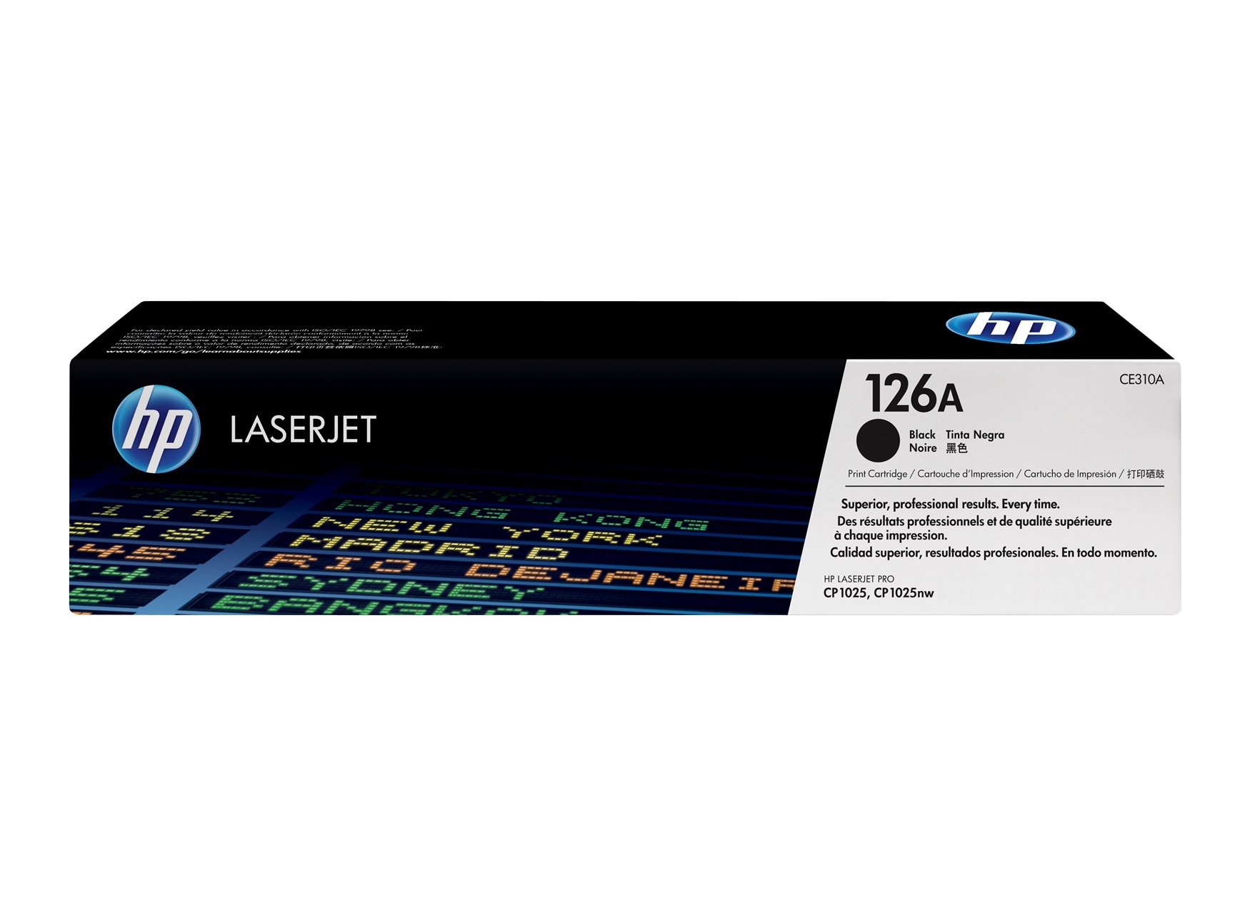 HP 126A CE310A Black Toner Cartridge For use CP1025nw .100 M175a MFP, 100 M175nw MFP,