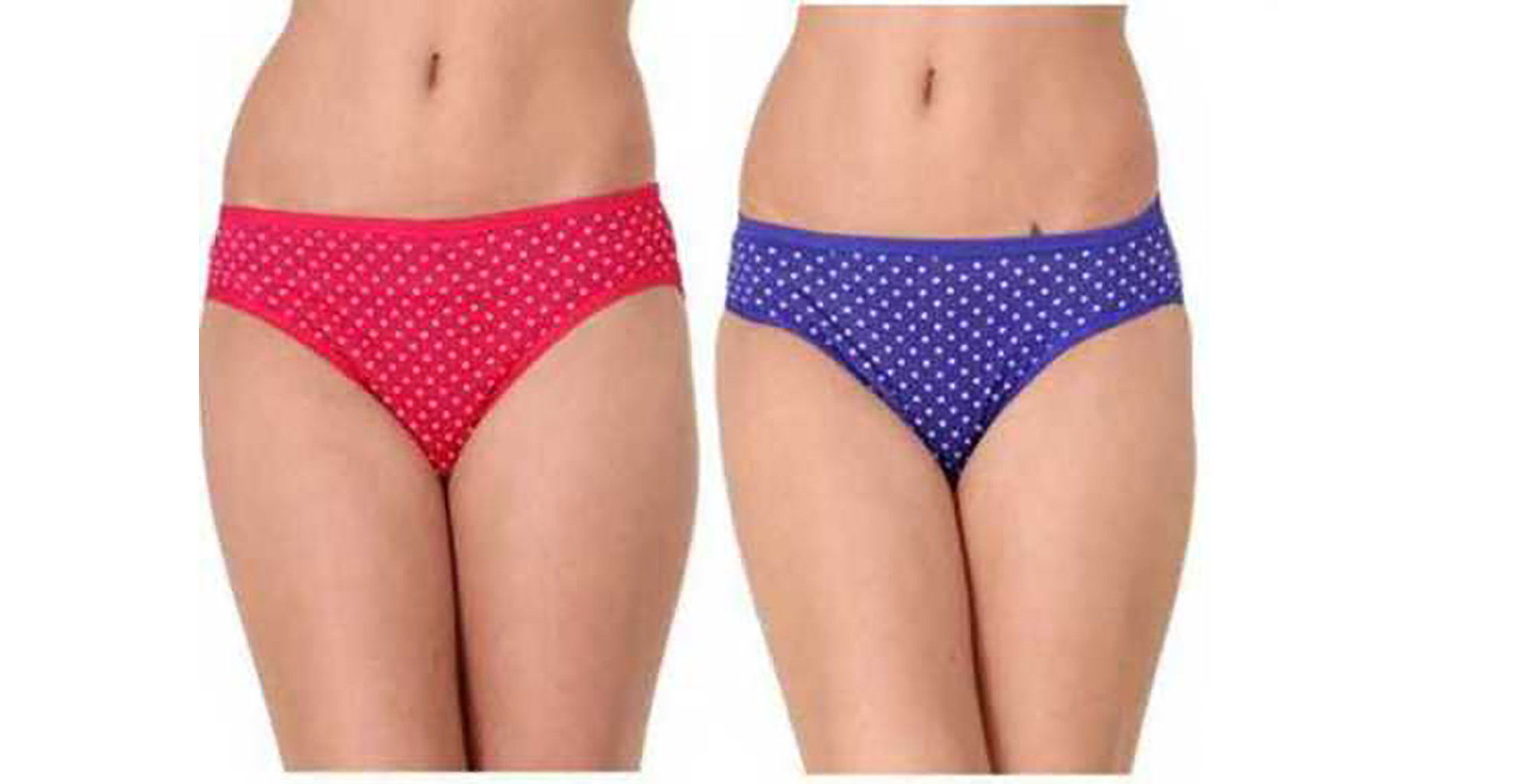 Buy Womens Cotton Hipster Printed Dotted Panty Multicolour Pack Of 2 Panties Size S Online 8742