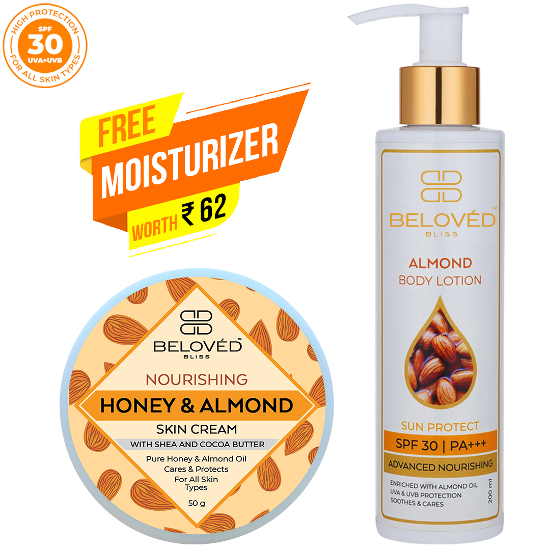 almond white lotion
