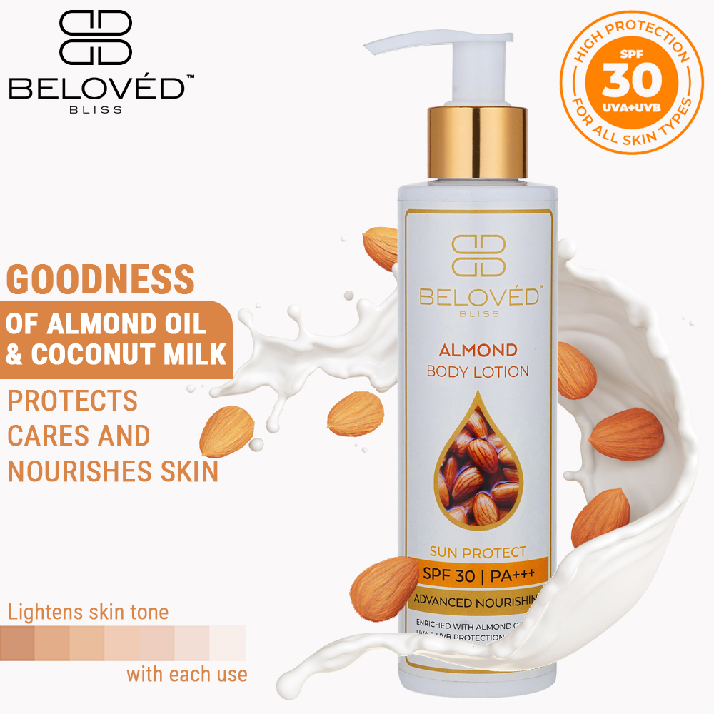 almond white lotion