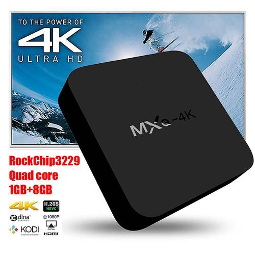 Tech Gear 4K Android Tv Box, MXQ Pro 4K Ultra HD TV Box, Android 5.1, 64Bit Media Streaming Device Smart Quad Core Set Top Box
