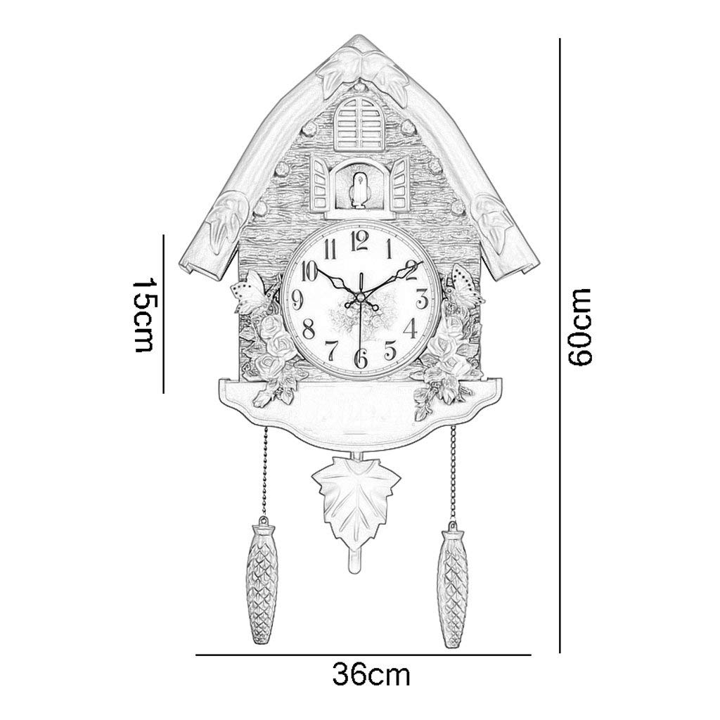 Buy Three Secondz Cuckoo Clock Bird Alarm Clock for Living and Kids