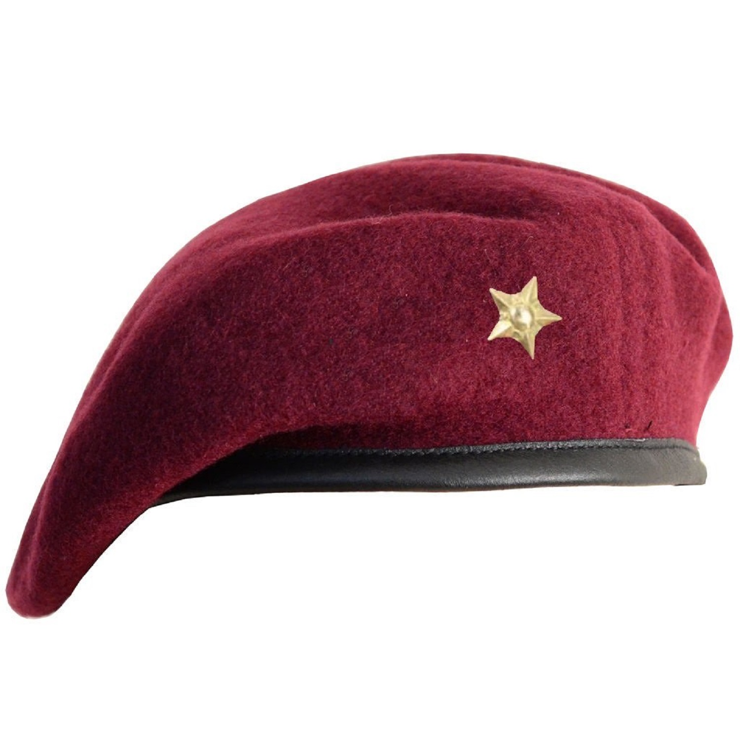 Unisex French Woolen Beret Cap, Rajputana Cap, Traditional Army Style Cap, Classic European Hat, Woolen Beret Cap, Che G