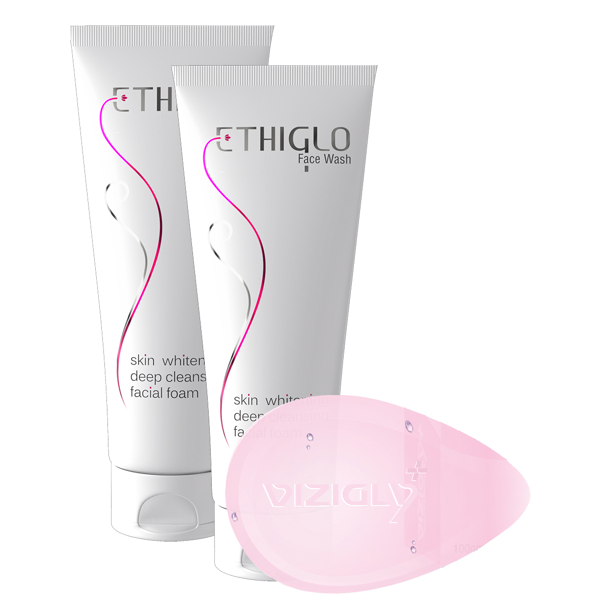 Buy Ethiglo Face Wash (70ml) Pack of 2 with Vizigly Plus Soap Online