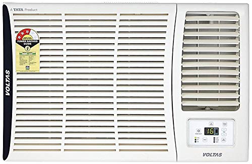 Voltas 1.5 Ton 3 Star Window AC Copper 183 DZA/ 183 DZA R32 White