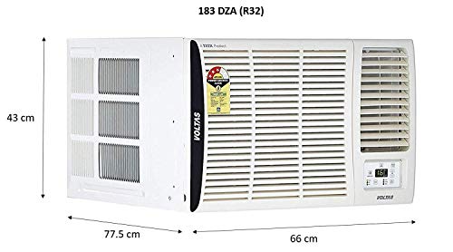 voltas 1 ton window ac dimensions in inches