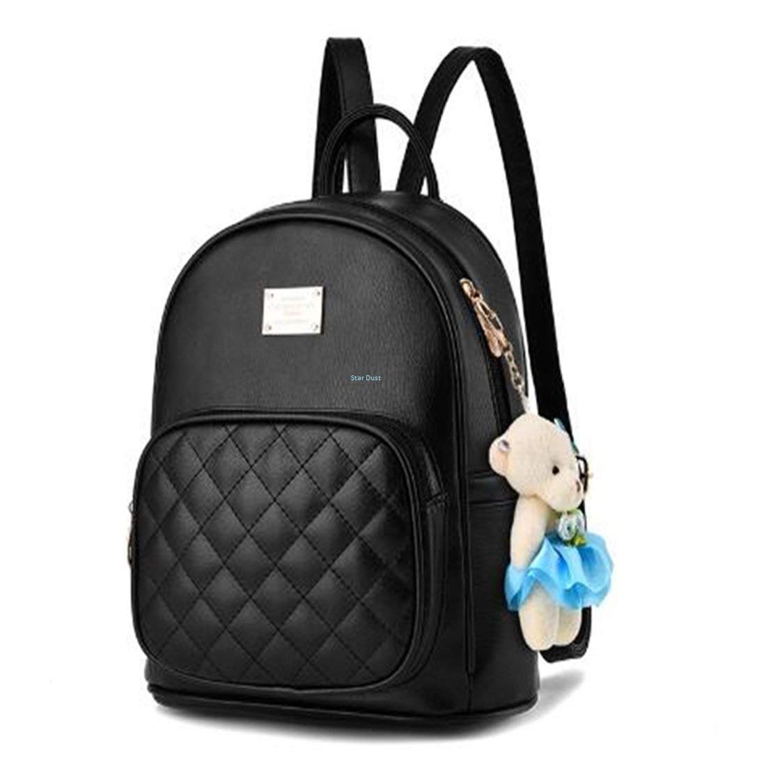 Buy Leather Retail Backpack for Women and Shoulder Bag for Girls ...