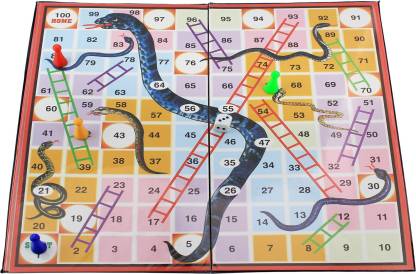 Buy Ekta Magnetic Ludo Snakes Ladders Party Fun Games Board Game Online ...