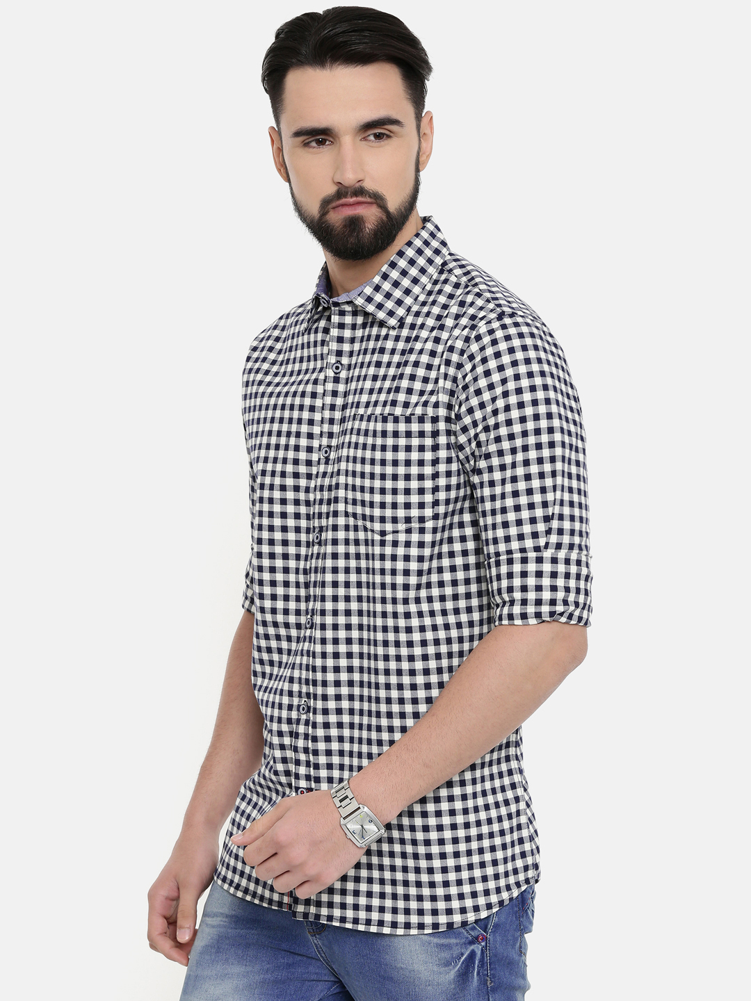Buy Seta Men's Multicolor Checks Casual Shirts Online @ ₹719 from ShopClues