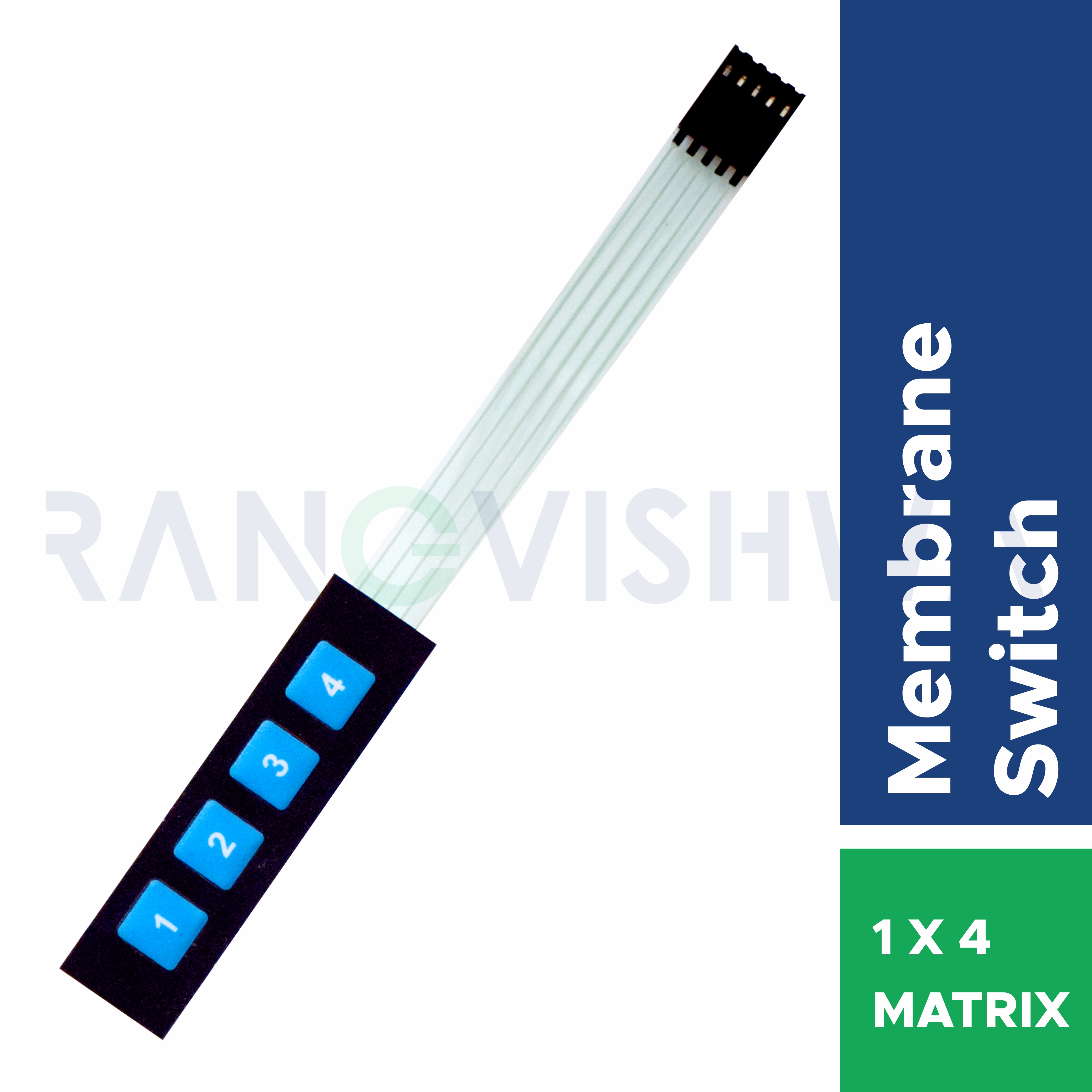 Buy 1x4 Membrane Keypad For Arduino Online ₹200 From Shopclues 