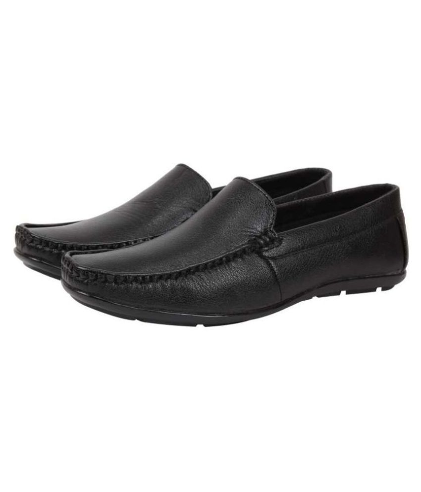 mens black loafers 10.5