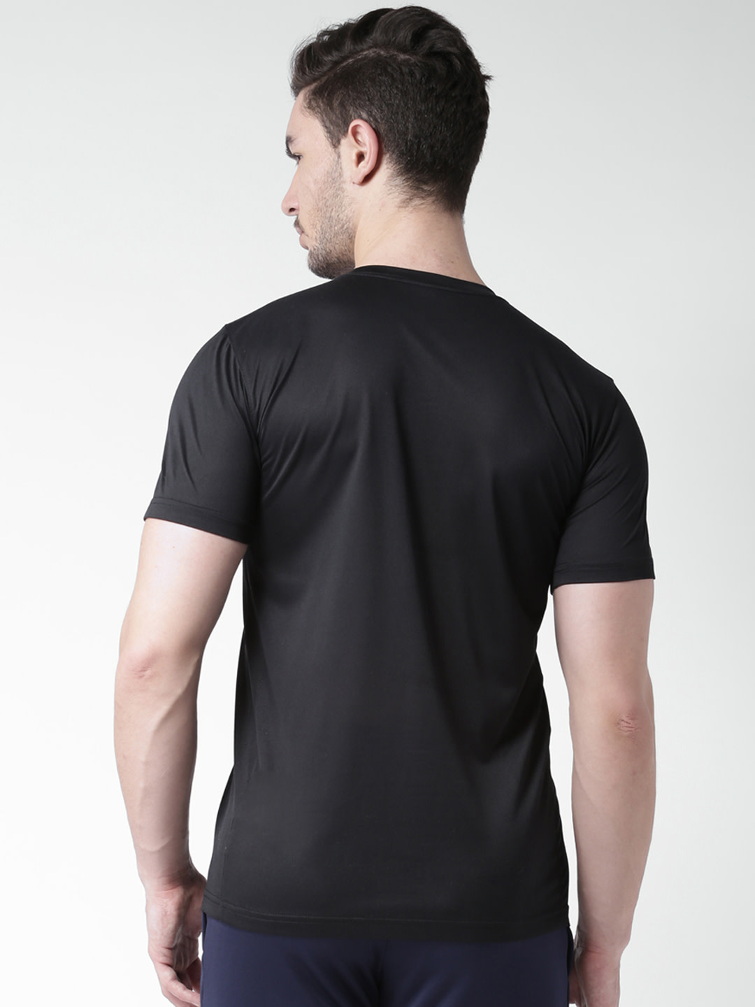 Buy Nike half sleeve mens sports black dry fit t shirt Online - Get 69% Off