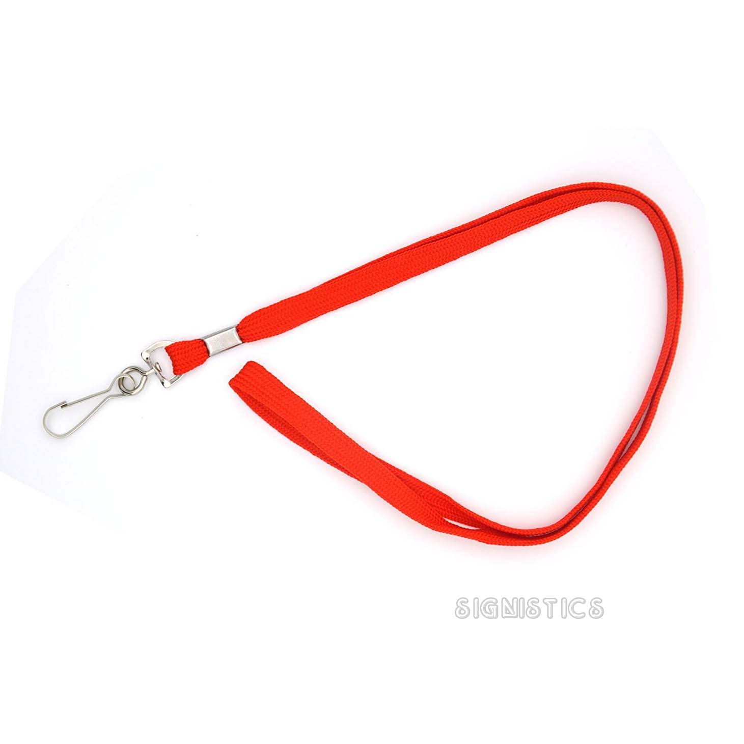 Buy Signistics Red Neck Lanyard Id Card Badge Holder Ribbon Strip (pack 